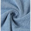 SHENHE Women's Denim Halter Neck Backless Ruched Fitted Y2k Asymmetrical Jean Tops