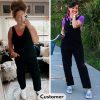 Womens High Roller Denim Bib Jumpsuits Casual Loose Sleeveless Baggy Overalls Jeans Pants Jumpers with Pockets