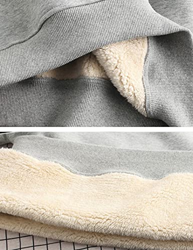 Women's Winter Hoodies Pullover Sherpa Fleece Warm Heavyweight Sweatshirt