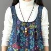 Women's Loose Baggy Denim Wide Leg Drop Crotch Jumpsuit Rompers Overalls