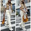 Women's Cropped Puffer Vest Zip Up Stand Collar Sleeveless Outerwear with Pockets