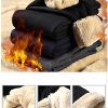 Mens Winter Warm Sherpa Lined Active Thermal Jogger Fleece Sweatpants Pant