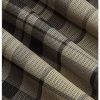 Women's Mesh Spaghetti Strap Long Plaid Dress V Neck Vintage Flared Cami Dress