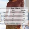 Women's Waffle Knit Tops Long Sleeve Shirts Casual Slim Fitted Crew Neck Pullover Shirts