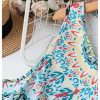 Women's Plus Size Summer Sleeveless Floral Sundress V Neck Loose Flowy Boho Tank Dress