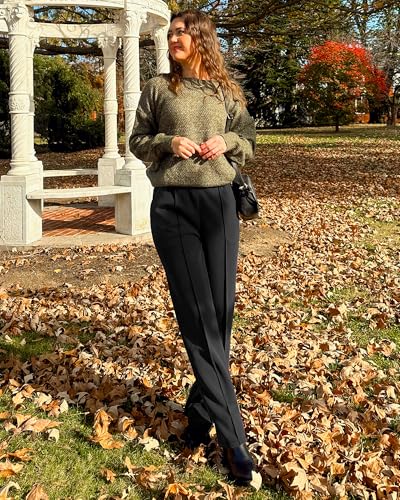 Smoofit Modal Soft Women Wide Leg Sweatpants with Pockets Yoga Pants Casual Lounge Trousers Petite/Regular/Tall
